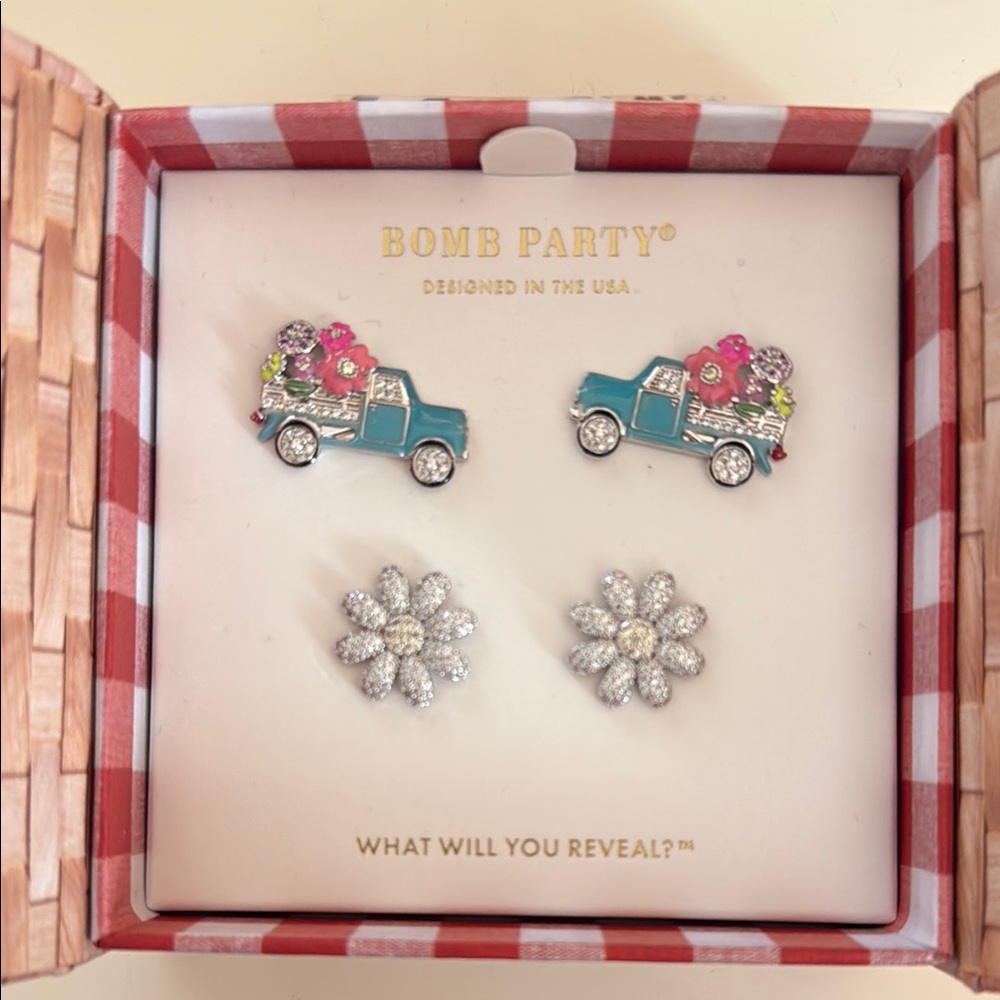 Bomb Party Market Fresh Summertime Flower Truck